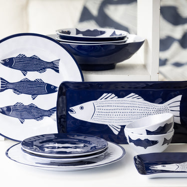 Striper Melamine Dinnerware