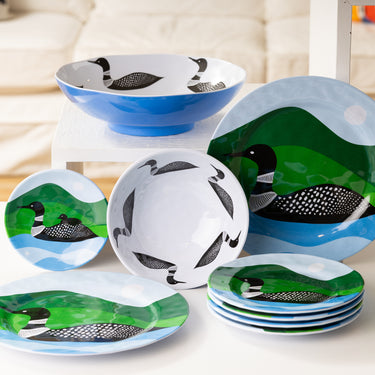 Loons Melamine Dinnerware