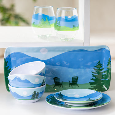 Lakeview Melamine Dinnerware