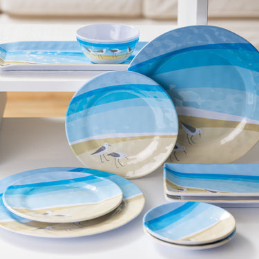Sandpiper Melamine Dinnerware UPDATED