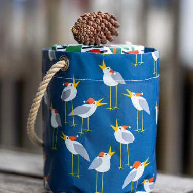 Caroling Seagull Bucket Bag by Sea Bags
