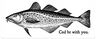 Cod Be With You Bumper Sticker LARGE