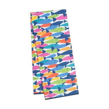 Rainbow Fish Reversible Anywhere Towel