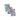 Rainbow Fish Mighty Mini Towel (Set of 3) Reversible