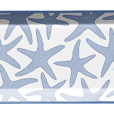 Seersucker Sea Loaf Tray Starfish