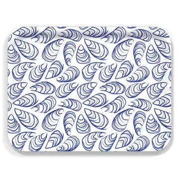 Abstract Mussels Wooden Trays