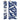 Blue & White Swirling Fish Paper Table Runner