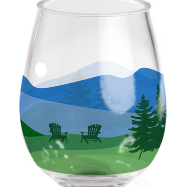 Acrylic Wine Tumbler - Lakeview