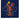 Lobster Lights Blue Ceramic Coaster