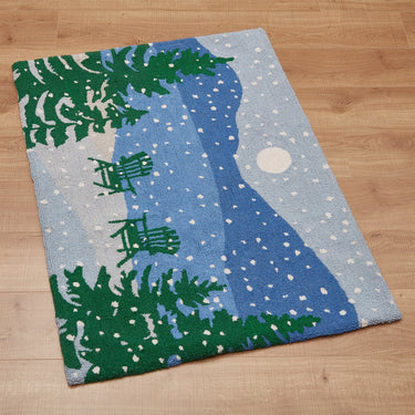 Lakeview Holiday Hook Rug