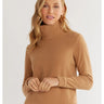 Park Slope Turtleneck in Vello Fleece by Dudley Stephens