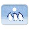 Arctic Antics Penguins Large Wooden Tray