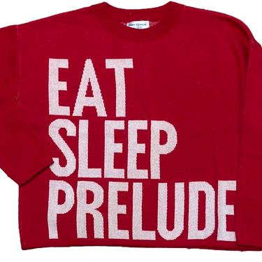Eat Sleep Prelude Sweater - Red