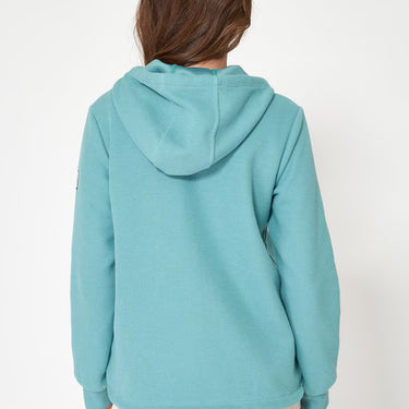 Teal Hoodie with Zipper