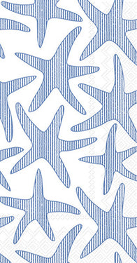 Seersucker Starfish Guest Towels