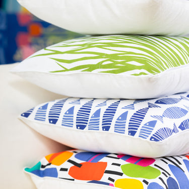 Striped FiIsh - Belgian Linen Pillow