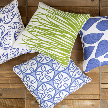 Sand Dollar Repeat - Belgian Linen Pillow