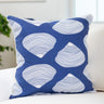 Navy Clamshell - Belgian Linen Pillow
