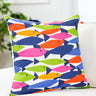 Rainbow Fish - Belgian Linen Pillow