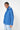 Blue Raincoat with Striped Lining
