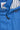 Blue Raincoat with Striped Lining