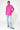 Pink Raincoat with Striped Lining
