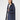 Navy Long Cotton Raincoat