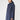 Navy Long Cotton Raincoat