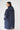 Navy Long Cotton Raincoat