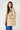 Tan Cotton Raincoat with Sealed Seams