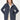 Navy Short Cotton Raincoat with Sealed Seams