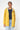 Short Yellow Raincoat with Cotton Lining