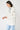 Short White Raincoat with Cotton Lining