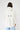 Short White Raincoat with Cotton Lining