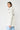 Short White Raincoat with Cotton Lining