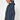 Short Navy Raincoat with Cotton Lining