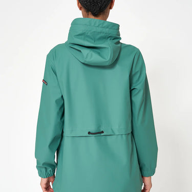 Blue Spruce Raincoat with Back Detail