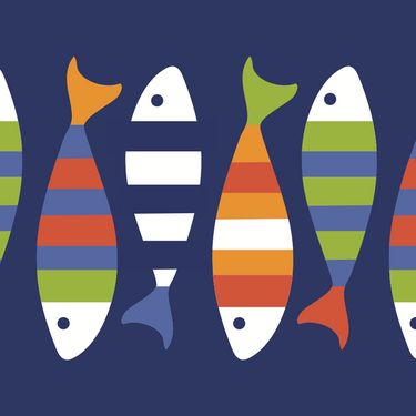 Fish Friends Vinyl Placemat