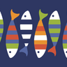Fish Friends Vinyl Placemat