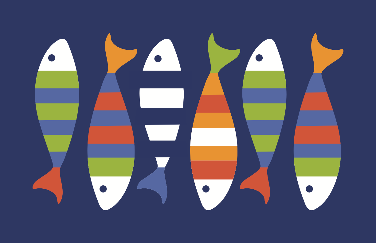 Fish Friends Vinyl Placemat