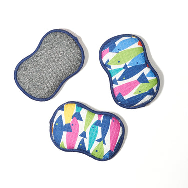 Rainbow Fish RE:usable Sponges (Set of 3)