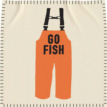 Go Fish Knit Throw Blanket