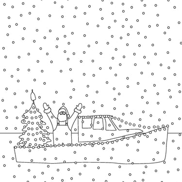 The Colorful Coast Coloring Book by Kate Nelligan-Volume 2 Holiday Edition