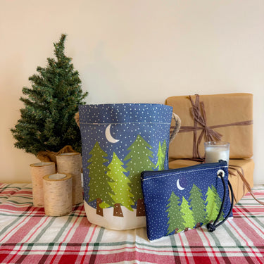 Midnight Snow Bucket Bag by Sea Bags