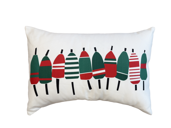 Holiday Buoys Lumbar Pillow
