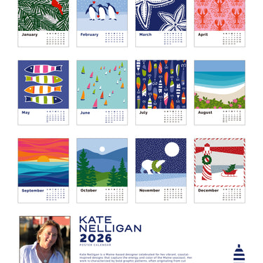 2026 Kate Nelligan Poster Calendar