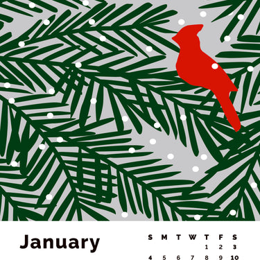 2026 Kate Nelligan Desktop Calendar