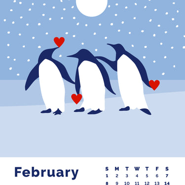 2026 Kate Nelligan Desktop Calendar