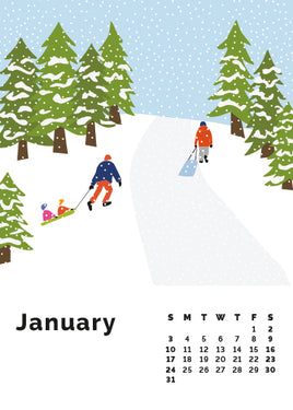 2027 Kate Nelligan 5" x 7" Desk Calendar
