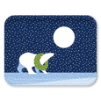 Arctic Antics Polar Bear Large Wooden Tray